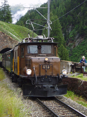 St. Moritz, Rhätische Bahn, Krokodil GE 6/6 I