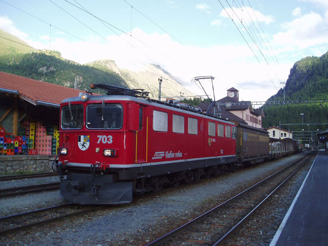Pontresina, Rhätische Bahn, GE 6/6 II
